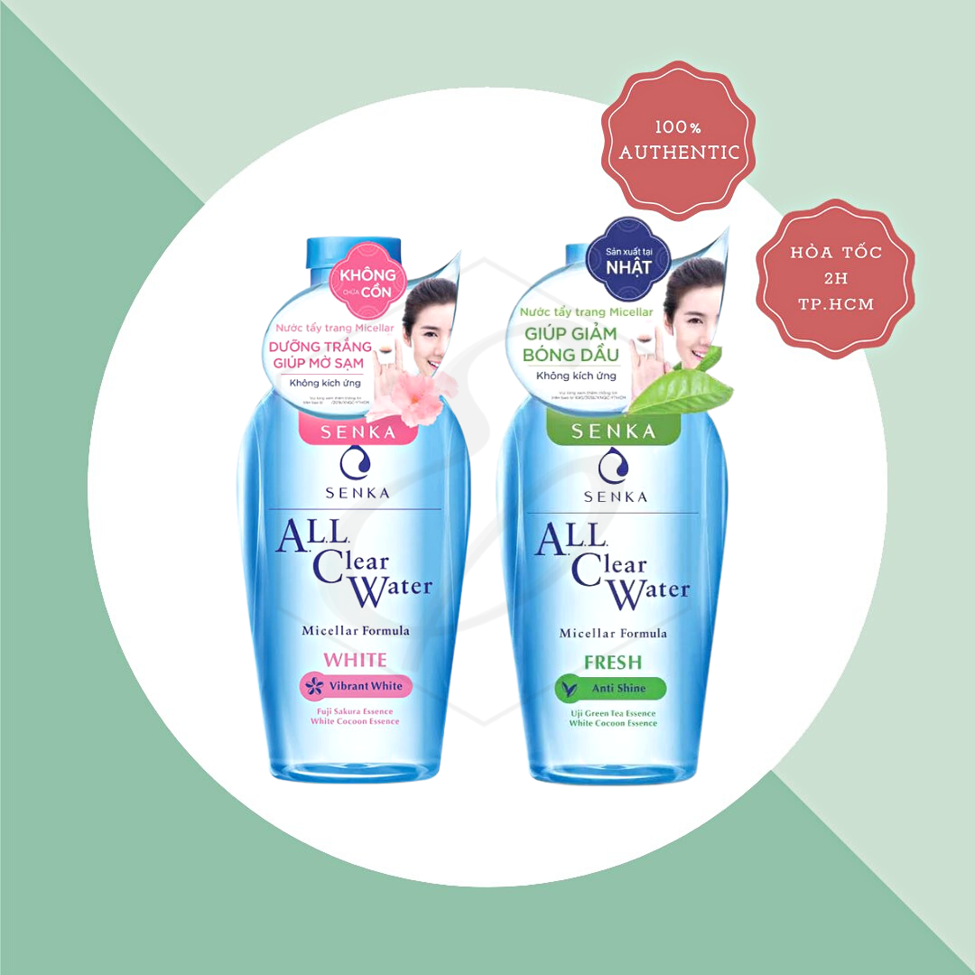 Nước tẩy trang Senka All Clear Water Micellar Formula- 230ml